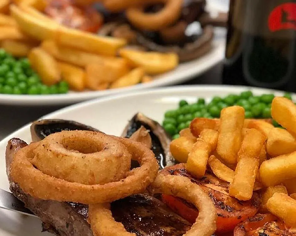 Steak and chips