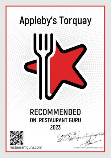 Restaurant Guru Certificate 2023