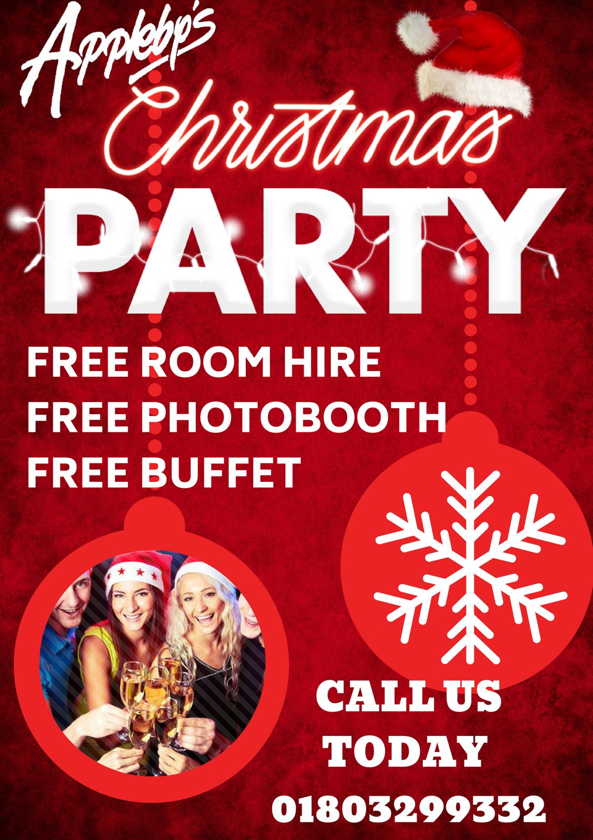 Christmas party poster